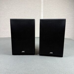 JVC SP-UXG300  Stereo Bookshelf Speakers 35w 4 Ohms Black TESTED WORKING